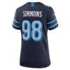 Jeffery Simmons Tennessee Titans Nike Women's 2026 Rivalries Collection Game Jersey - Navy - Side View