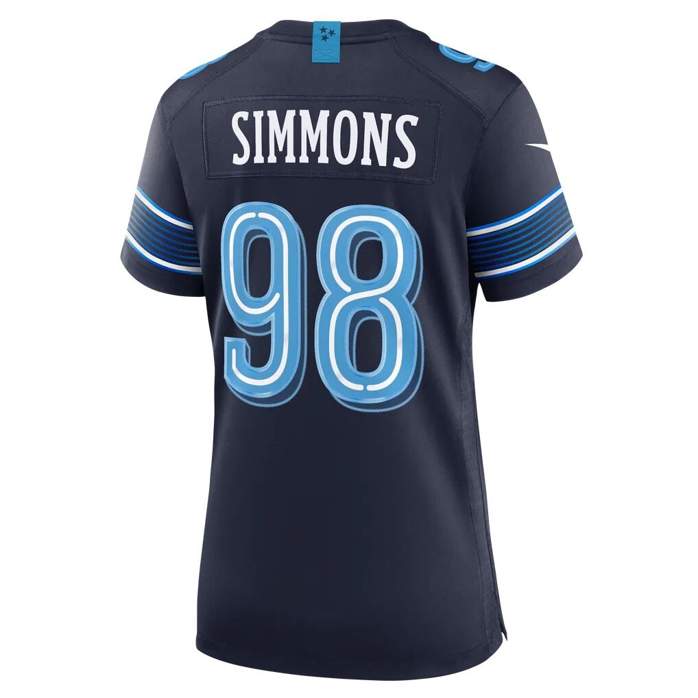 Jeffery Simmons Tennessee Titans Nike Women's 2026 Rivalries Collection Game Jersey