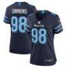 Jeffery Simmons Tennessee Titans Nike Women's 2026 Rivalries Collection Game Jersey - Navy - Front View