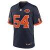Brian Urlacher Chicago Bears Nike 2026 Rivalries Collection Game Jersey - Navy - Side View