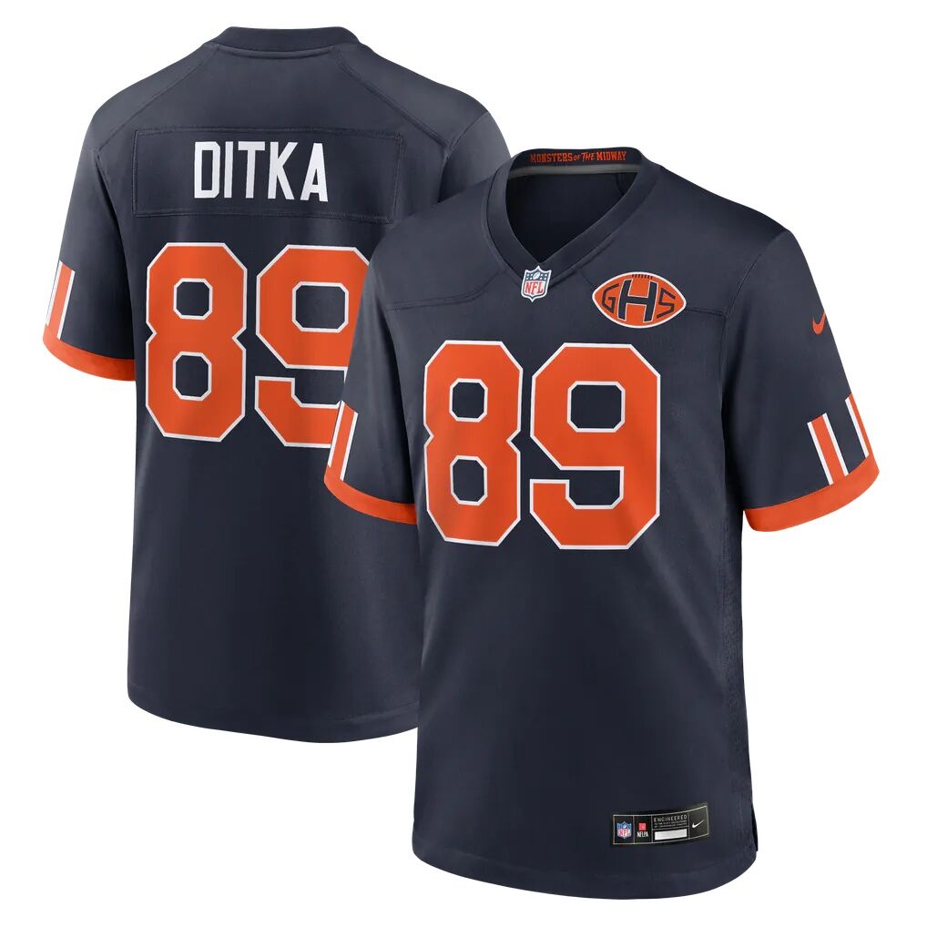 Mike Ditka Chicago Bears Nike 2026 Rivalries Collection Game Jersey