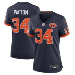 Walter Payton Chicago Bears Nike Women's 2026 Rivalries Collection Game Jersey - Navy - Front View