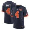 D'Andre Swift Chicago Bears Nike 2026 Rivalries Collection Game Jersey - Navy - Front View