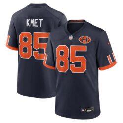 Cole Kmet Chicago Bears Nike 2026 Rivalries Collection Game Jersey - Navy - Front View