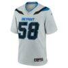 Penei Sewell Detroit Lions Nike 2026 Rivalries Collection Game Jersey - Silver - Alt1