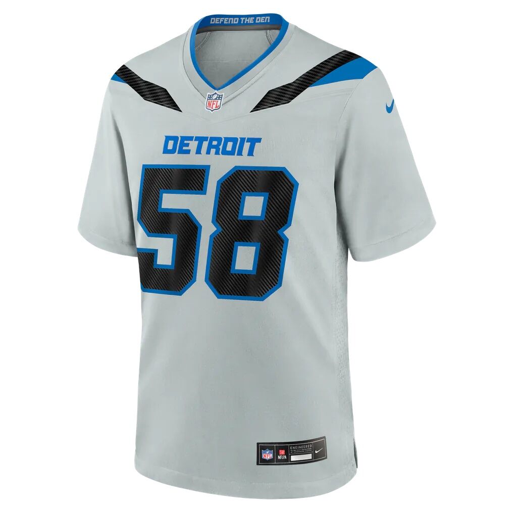 Penei Sewell Detroit Lions Nike 2026 Rivalries Collection Game Jersey