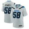Penei Sewell Detroit Lions Nike 2026 Rivalries Collection Game Jersey - Silver - Front View