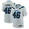 Jack Campbell Detroit Lions Nike 2026 Rivalries Collection Game Jersey - Silver - Front View