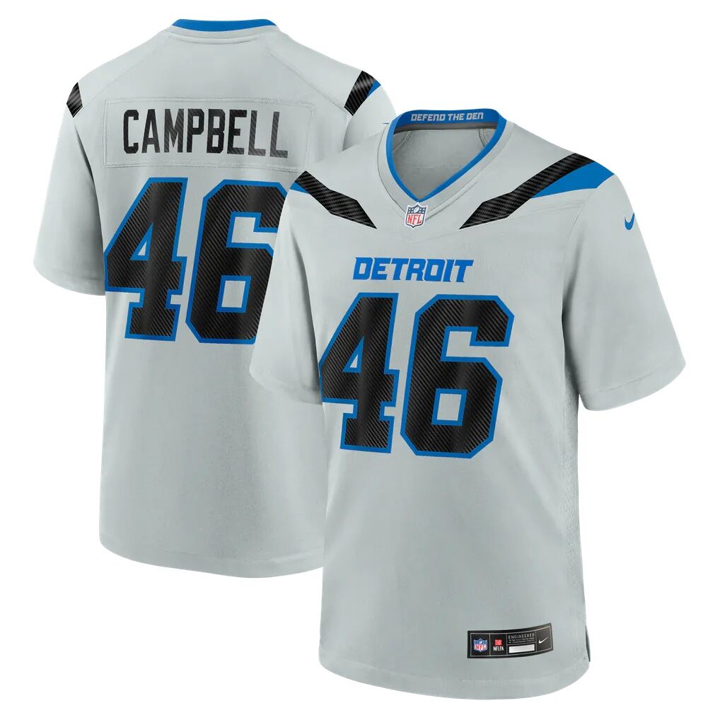 Jack Campbell Detroit Lions Nike 2026 Rivalries Collection Game Jersey
