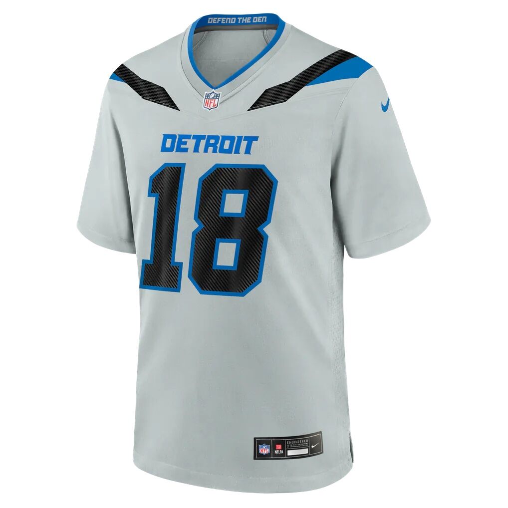 Isaac TeSlaa Detroit Lions Nike 2026 Rivalries Collection Game Jersey