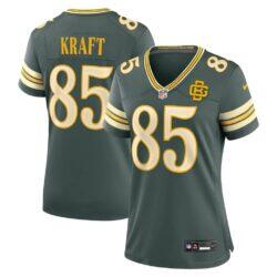 Tucker Kraft Green Bay Packers Nike Women's 2026 Rivalries Collection Game Jersey - Green - Front View