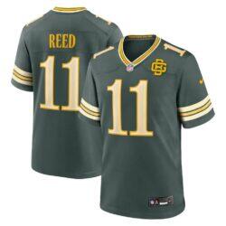 Jayden Reed Green Bay Packers Nike 2026 Rivalries Collection Game Jersey - Green - Front View
