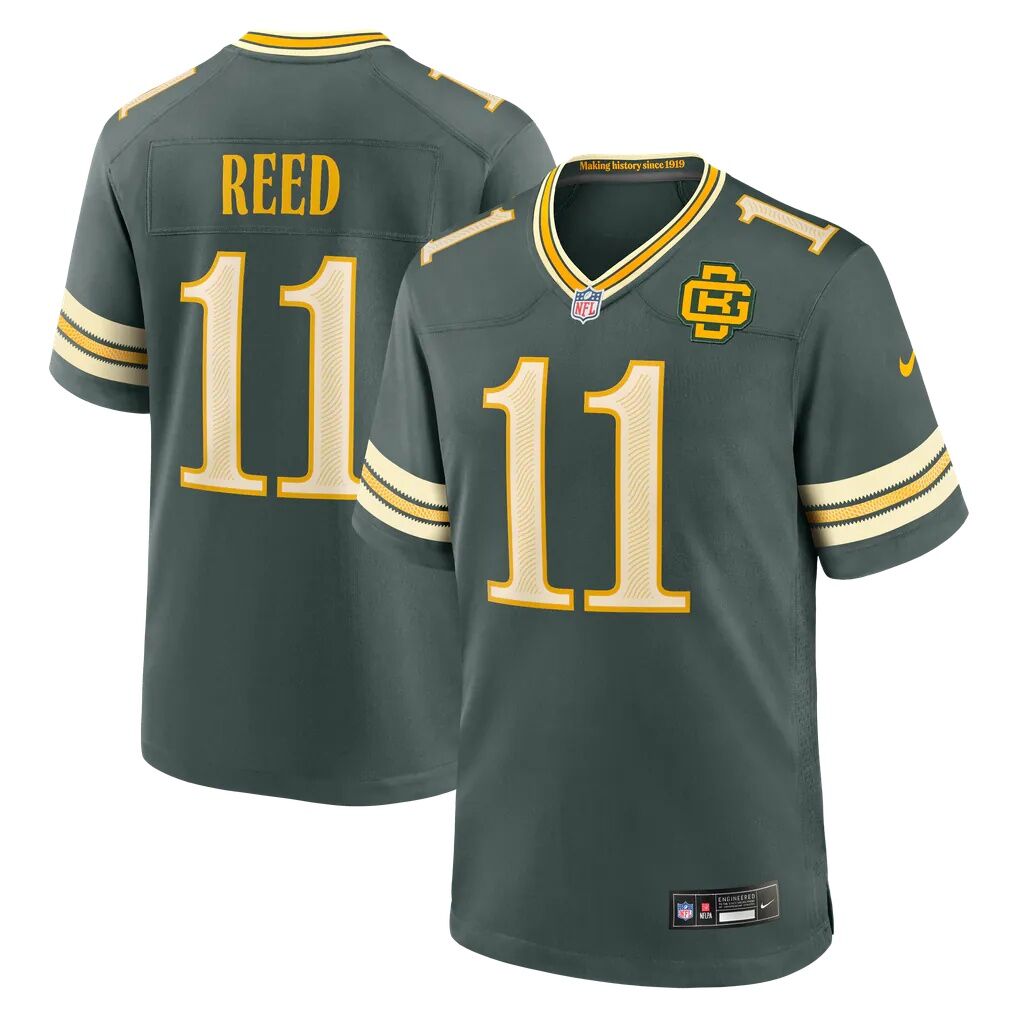 Jayden Reed Green Bay Packers Nike 2026 Rivalries Collection Game Jersey