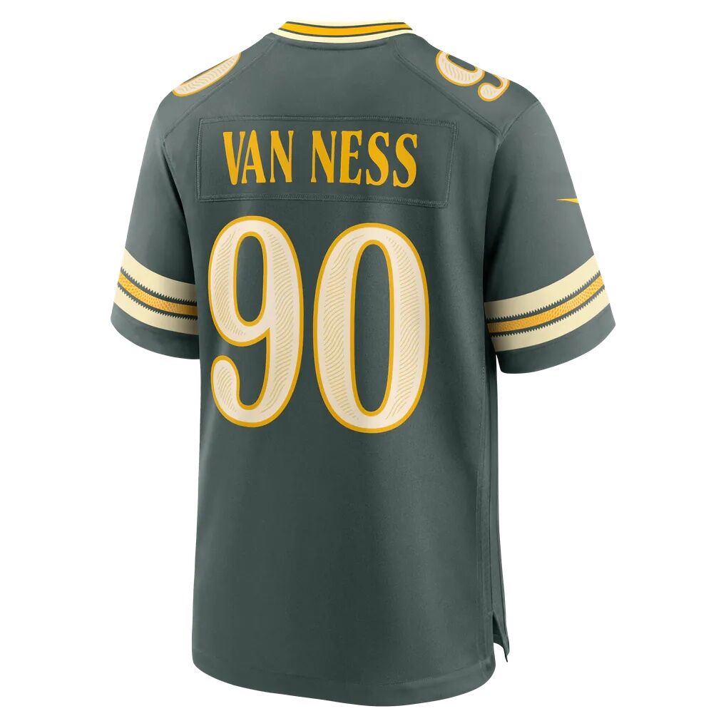 Lukas Van Ness Green Bay Packers Nike 2026 Rivalries Collection Game Jersey