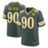 Lukas Van Ness Green Bay Packers Nike 2026 Rivalries Collection Game Jersey - Green - Front View