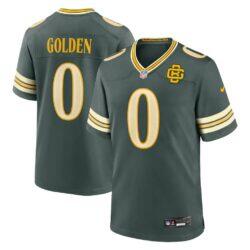 Matthew Golden Green Bay Packers Nike 2026 Rivalries Collection Game Jersey - Green - Front View