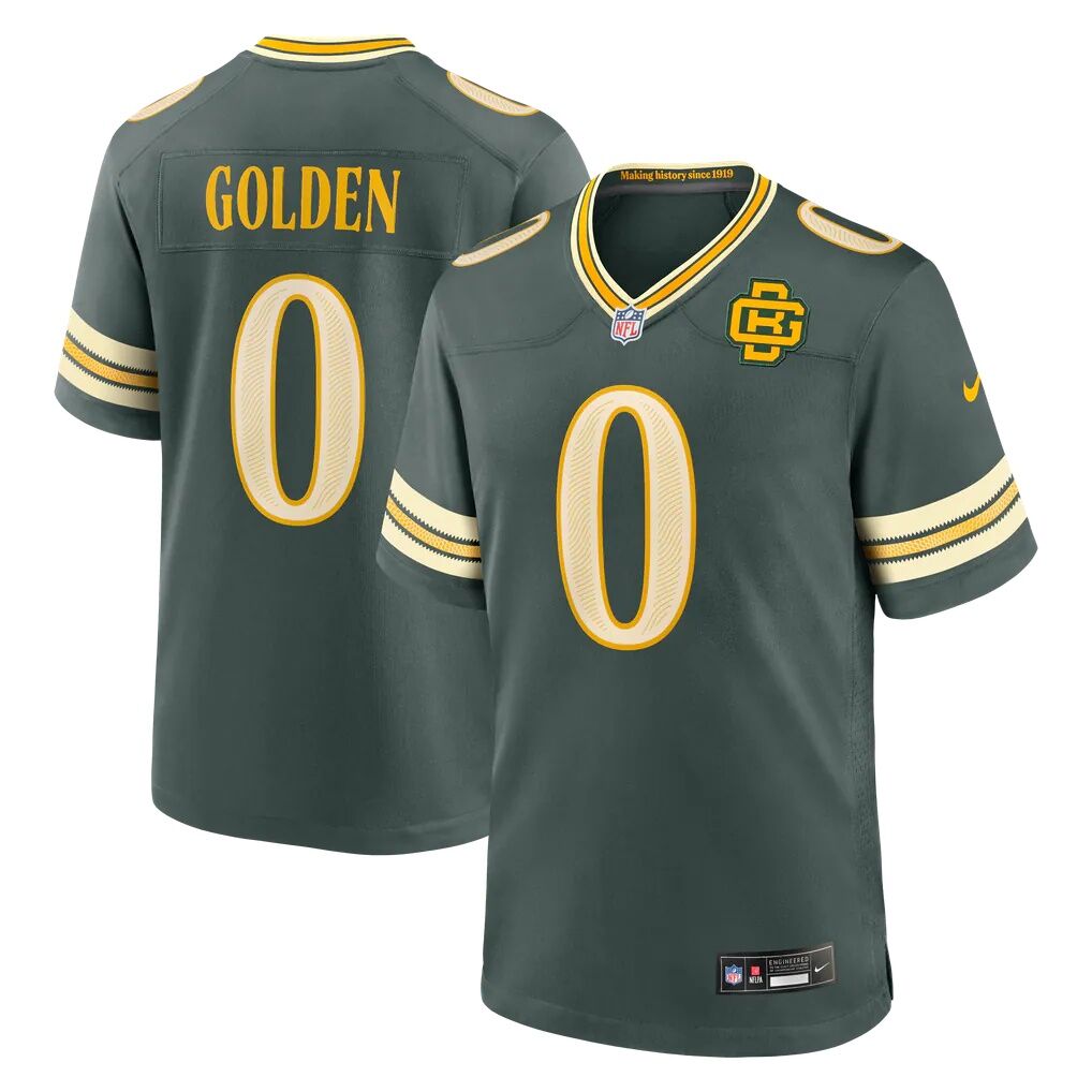 Matthew Golden Green Bay Packers Nike 2026 Rivalries Collection Game Jersey