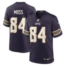 Randy Moss Minnesota Vikings Nike 2026 Rivalries Collection Game Jersey - Purple - Front View