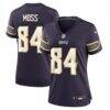 Randy Moss Minnesota Vikings Nike Women's 2026 Rivalries Collection Game Jersey - Purple - Front View