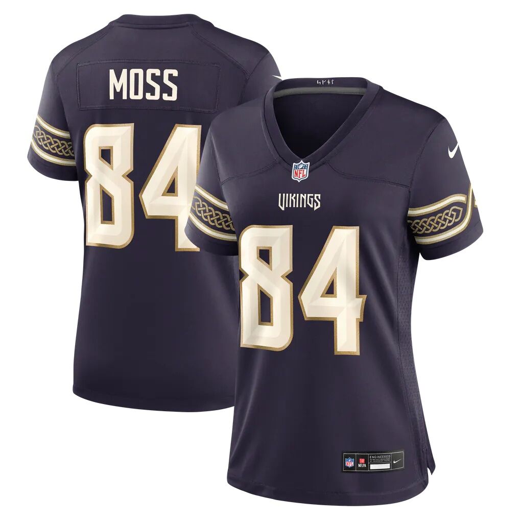 Randy Moss Minnesota Vikings Nike Women's 2026 Rivalries Collection Game Jersey