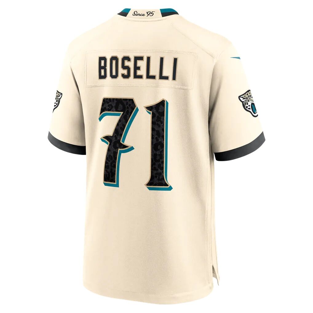 Tony Boselli Jacksonville Jaguars Nike 2026 Rivalries Collection Game Jersey - Natural