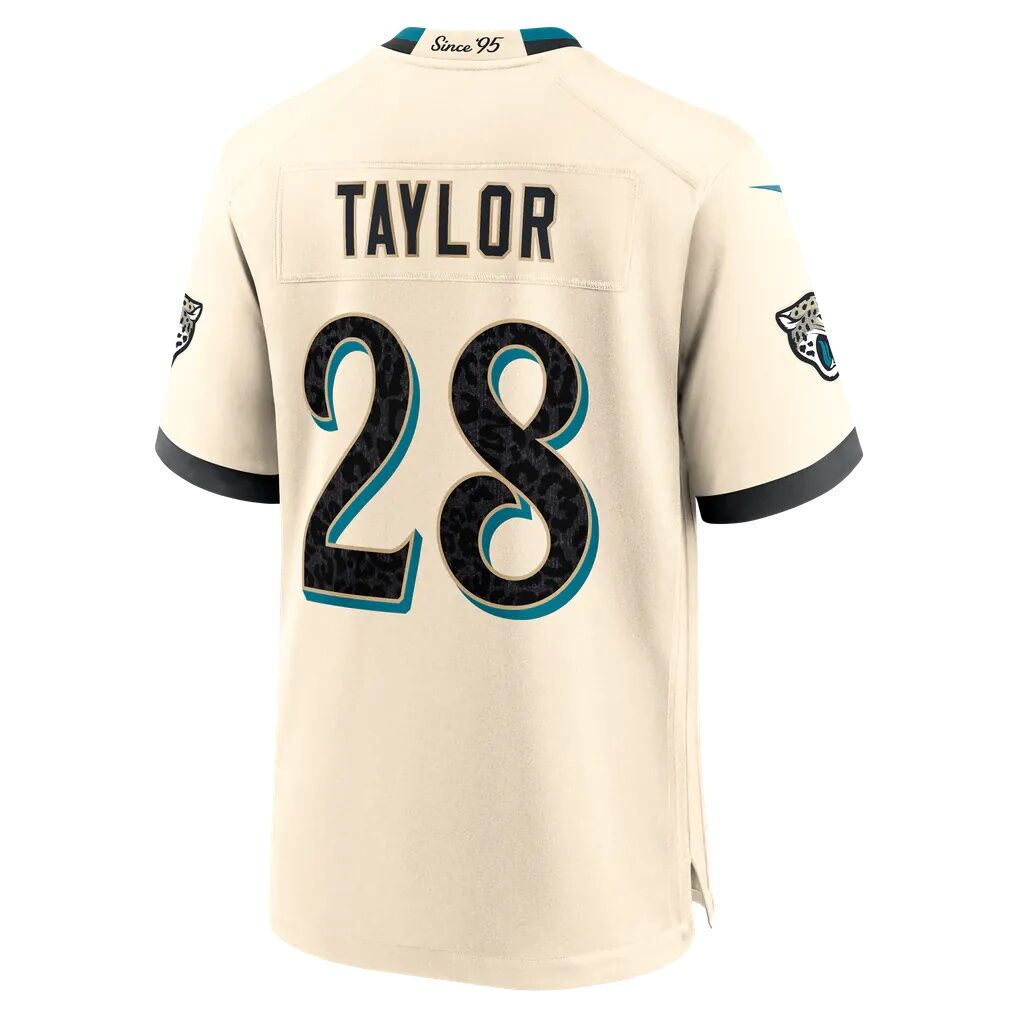 Fred Taylor Jacksonville Jaguars Nike 2026 Rivalries Collection Game Jersey - Natural