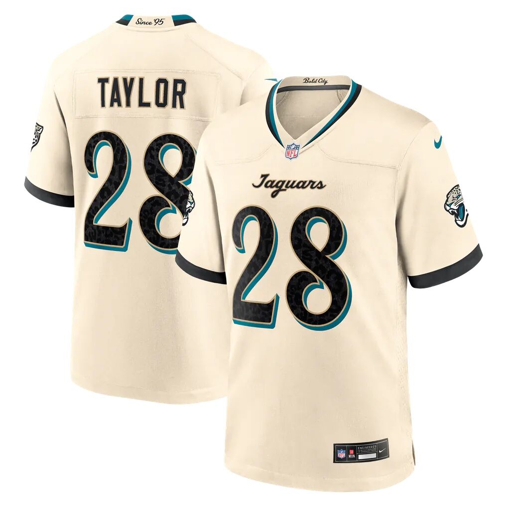 Fred Taylor Jacksonville Jaguars Nike 2026 Rivalries Collection Game Jersey - Natural