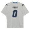 Jahmyr Gibbs Detroit Lions Nike Preschool 2026 Rivalries Collection Game Jersey - Silver - Detail View