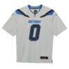 Jahmyr Gibbs Detroit Lions Nike Preschool 2026 Rivalries Collection Game Jersey - Silver - Side View