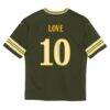 Jordan Love Green Bay Packers Nike Preschool 2026 Rivalries Collection Game Jersey - Green - Detail View