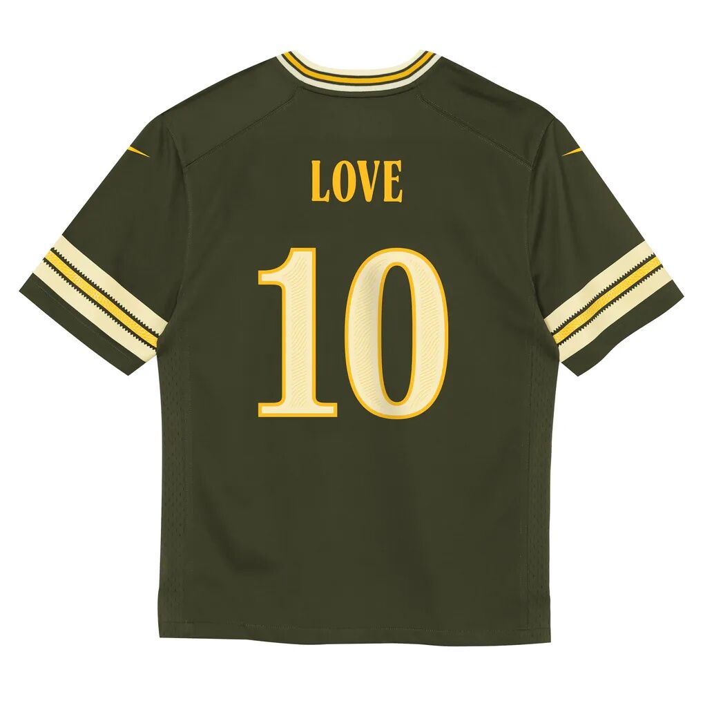 Jordan Love Green Bay Packers Nike Preschool 2026 Rivalries Collection Game Jersey
