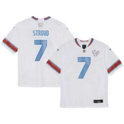 C.J. Stroud Houston Texans Nike Preschool 2026 Rivalries Collection Game Jersey - White - Front View
