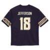 Justin Jefferson Minnesota Vikings Nike Preschool 2026 Rivalries Collection Game Jersey - Purple - Detail View