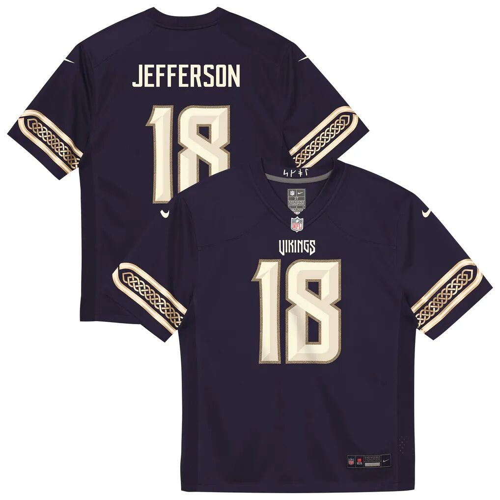 Justin Jefferson Minnesota Vikings Nike Preschool 2026 Rivalries Collection Game Jersey