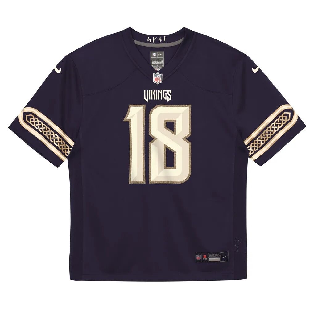 Justin Jefferson Minnesota Vikings Nike Preschool 2026 Rivalries Collection Game Jersey