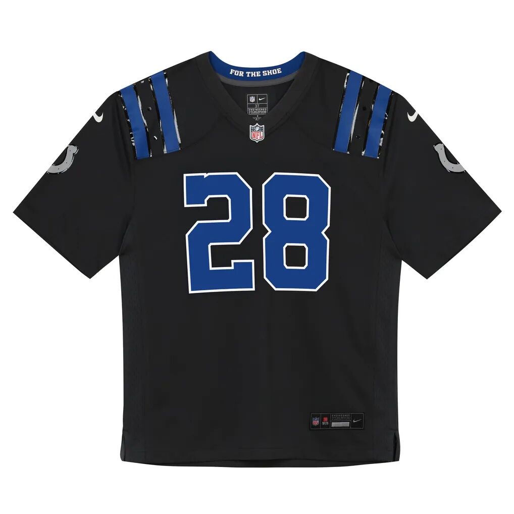 Jonathan Taylor Indianapolis Colts Nike Preschool 2026 Rivalries Collection Game Jersey - Anthracite