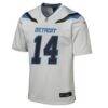 Amon-Ra St. Brown Detroit Lions Nike Youth 2026 Rivalries Collection Game Jersey - Silver - Side View