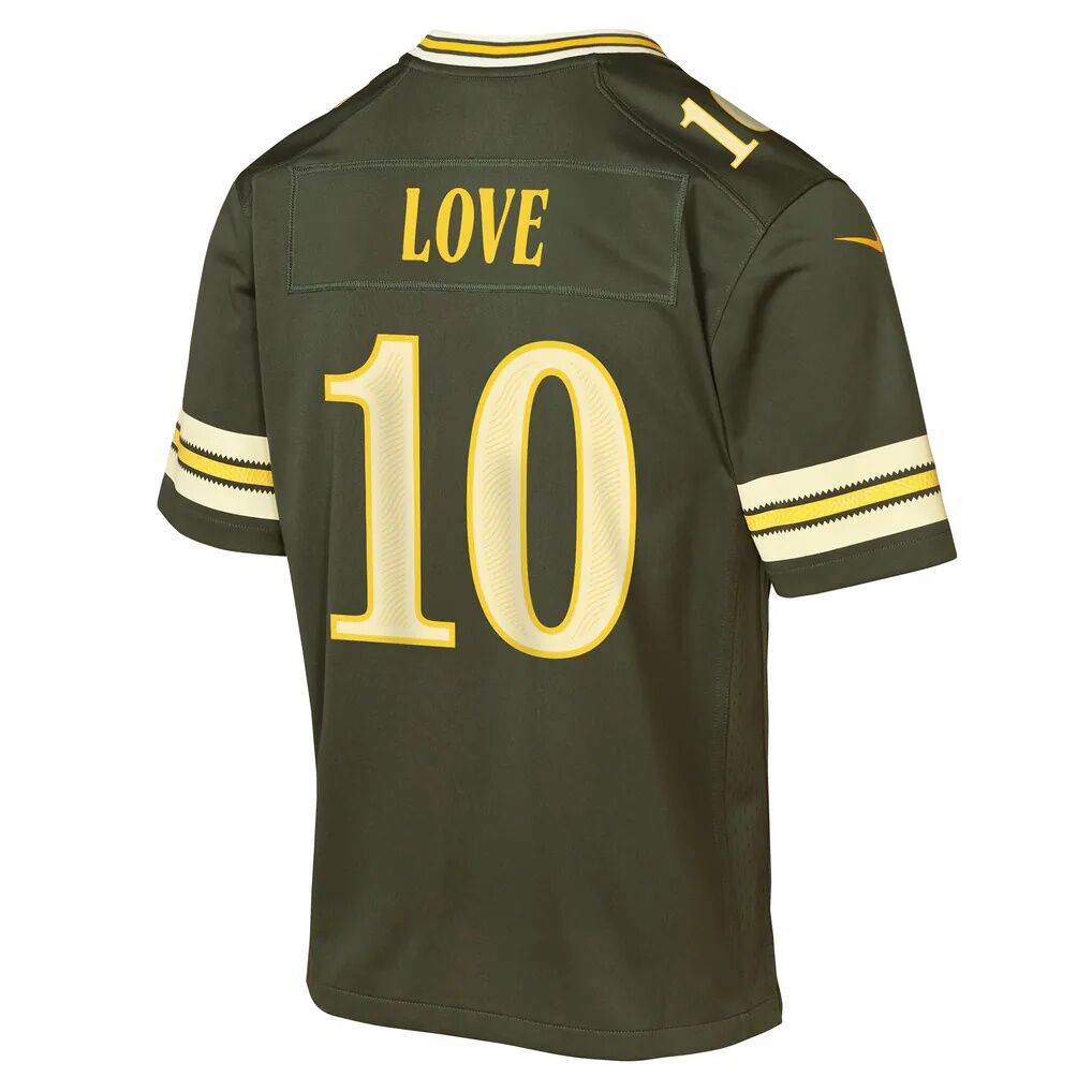 Jordan Love Green Bay Packers Nike Youth 2026 Rivalries Collection Game Jersey