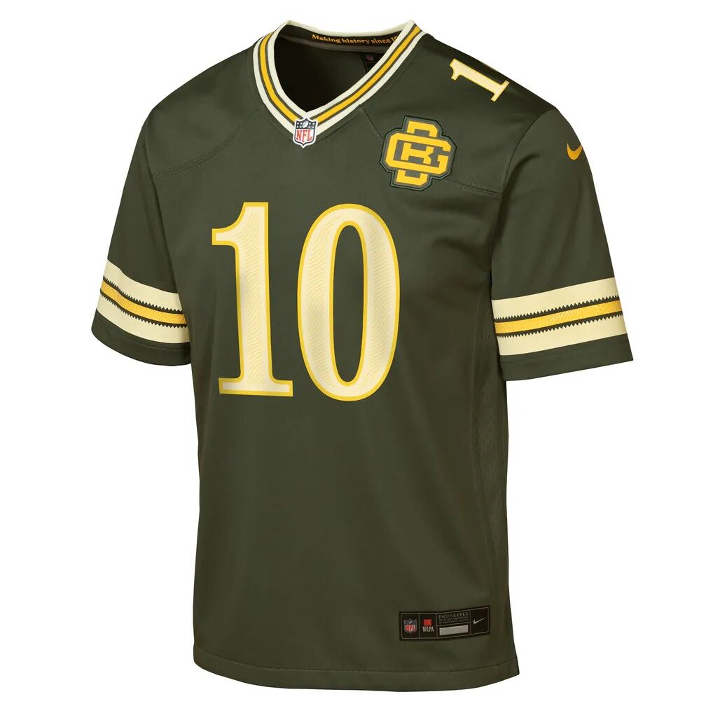 Jordan Love Green Bay Packers Nike Youth 2026 Rivalries Collection Game Jersey