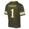 Micah Parsons Green Bay Packers Nike Youth 2026 Rivalries Collection Game Jersey - Green - Detail View