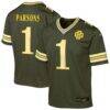 Micah Parsons Green Bay Packers Nike Youth 2026 Rivalries Collection Game Jersey - Green - Front View