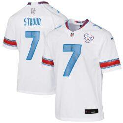C.J. Stroud Houston Texans Nike Youth 2026 Rivalries Collection Game Jersey - White - Front View