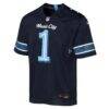 Cameron Ward Tennessee Titans Nike Youth 2026 Rivalries Collection Game Jersey - Navy - Side View