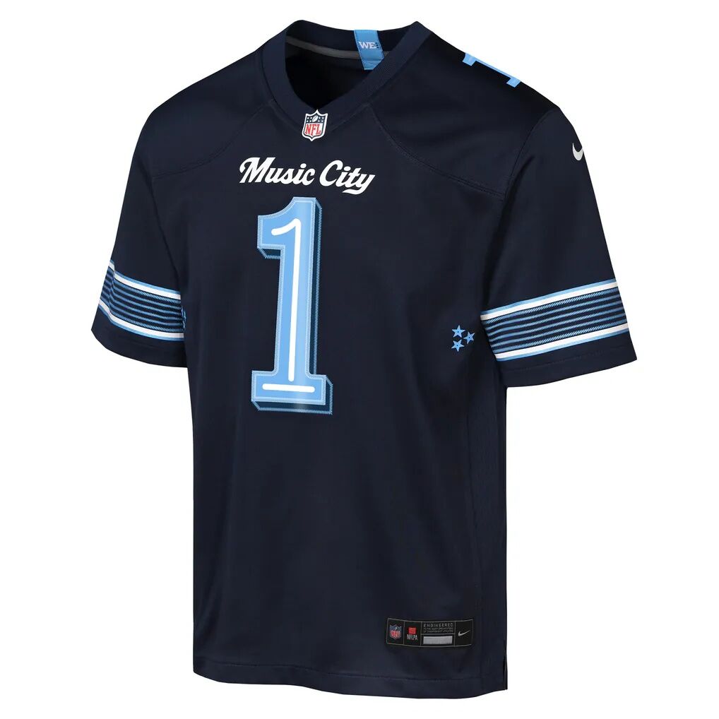 Cameron Ward Tennessee Titans Nike Youth 2026 Rivalries Collection Game Jersey