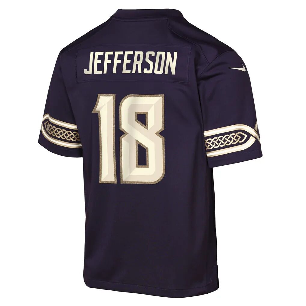Justin Jefferson Minnesota Vikings Nike Youth 2026 Rivalries Collection Game Jersey