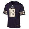 Justin Jefferson Minnesota Vikings Nike Youth 2026 Rivalries Collection Game Jersey - Purple - Side View