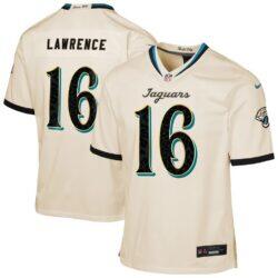 Trevor Lawrence Jacksonville Jaguars Nike Youth 2026 Rivalries Collection Game Jersey - - Front View