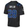 Jonathan Taylor Indianapolis Colts Nike Youth 2026 Rivalries Collection Game Jersey - - Detail View