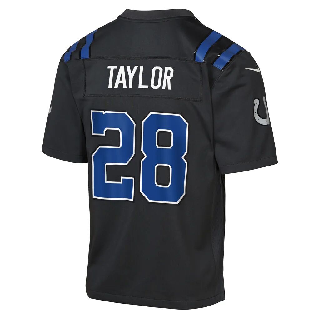 Jonathan Taylor Indianapolis Colts Nike Youth 2026 Rivalries Collection Game Jersey - Anthracite