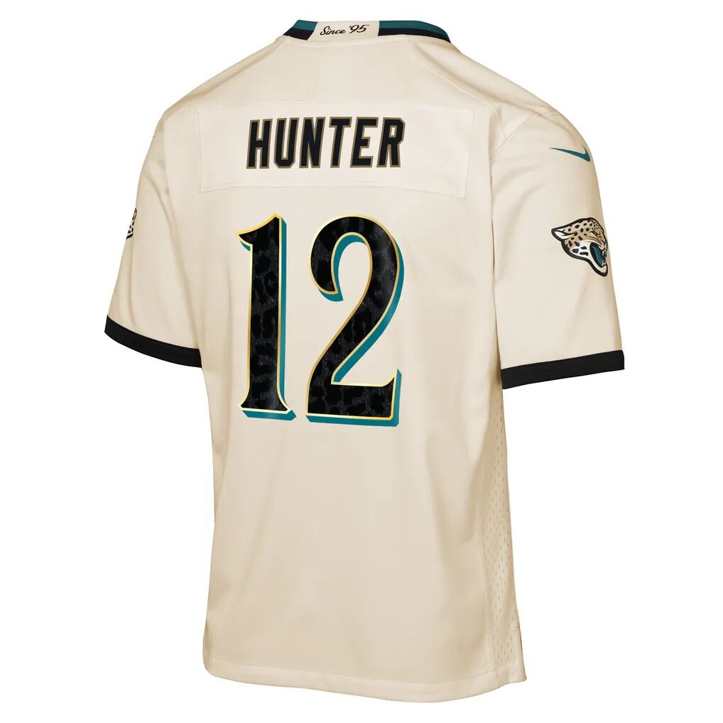 Travis Hunter Jacksonville Jaguars Nike Youth 2026 Rivalries Collection Game Jersey - Natural